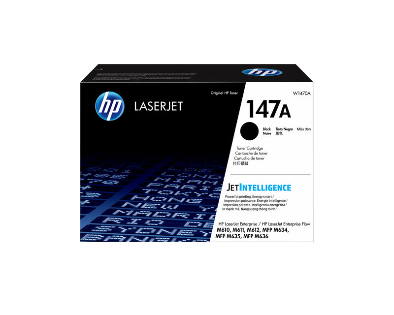 HP LaserJet 147A Black Original Toner Cartridge tonerpatron 1 stk