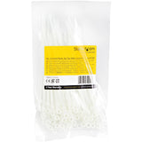 StarTech.com CBMZTS10N6 kabelsamler Udløselig kabelbinder Nylon, Plast Hvid 100 stk