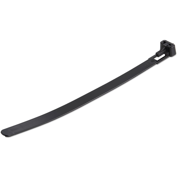 StarTech.com CBMZTRB6BK kabelsamler Udløselig kabelbinder Nylon, Plast Sort 100 stk
