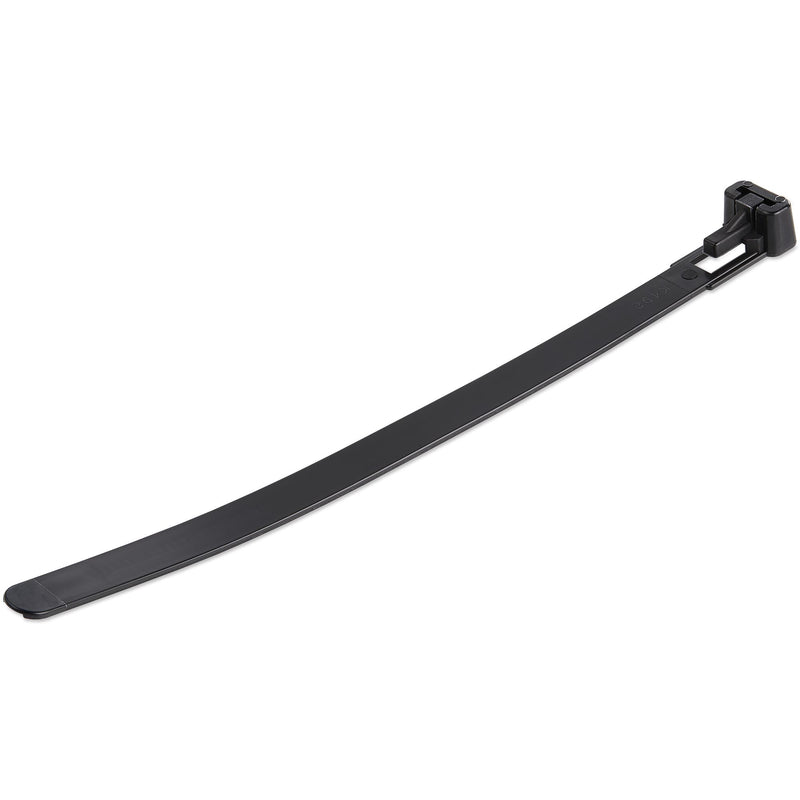 StarTech.com CBMZTRB6BK kabelsamler Udløselig kabelbinder Nylon, Plast Sort 100 stk