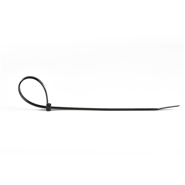 StarTech.com CBMZT8B kabelsamler Udløselig kabelbinder Nylon, Plast Sort 100 stk