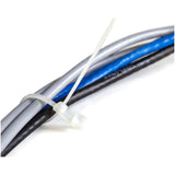 StarTech.com CBMZTS10N8 kabelsamler Udløselig kabelbinder Nylon Hvid 100 stk