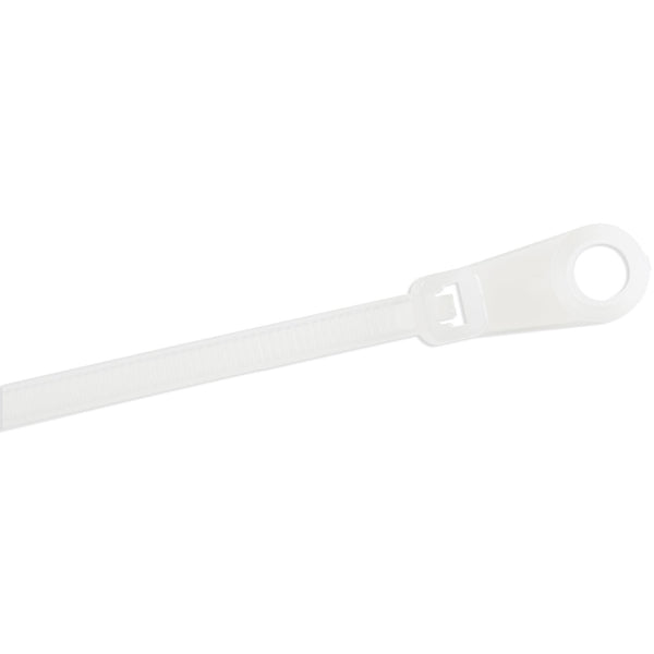 StarTech.com CBMZTS10N6 kabelsamler Udløselig kabelbinder Nylon, Plast Hvid 100 stk
