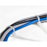 StarTech.com CBMZT10N kabelsamler Udløselig kabelbinder Nylon, Plast Hvid 100 stk