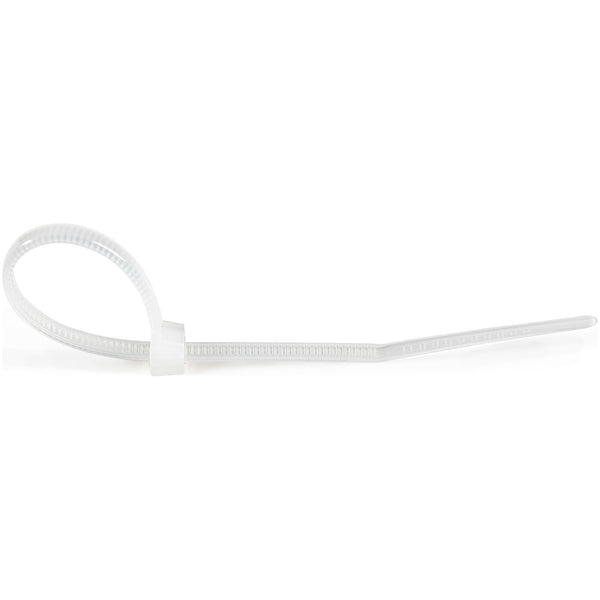 StarTech.com CBMZT4NK kabelsamler Udløselig kabelbinder Nylon, Plast Hvid 1000 stk