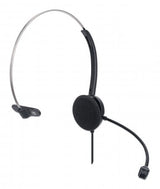 Manhattan 179867 hovedtelefoner/headset Ledningsført Kontor/Callcenter USB Type-A Sort