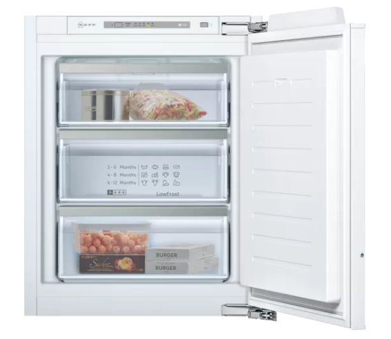 Neff GI1113FE0 fryser Stående fryser Indbygget 72 L Hvid