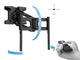Multibrackets 9615 tv-beslag 177,8 cm (70") Sort
