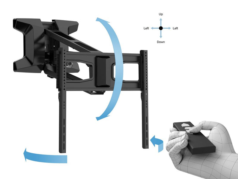Multibrackets 9615 tv-beslag 177,8 cm (70") Sort