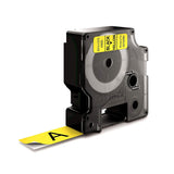 DYMO D1 Standard - Black on Yellow - 19mm etiketbånd Sort på gul