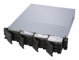 QNAP TL-R1200S-RP drevkabinet HDD/SSD kabinet Sort, Grå 2.5/3.5"