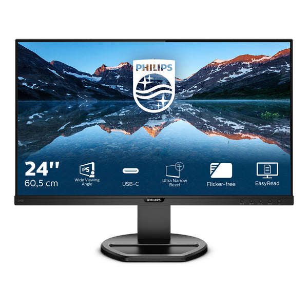 Philips B Line 243B9/00 computerskærm 60,5 cm (23.8") 1920 x 1080 pixel Fuld HD LED Sort