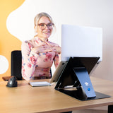 R-Go Tools RGORIDUOBL laptop stativ Sort 55,9 cm (22")