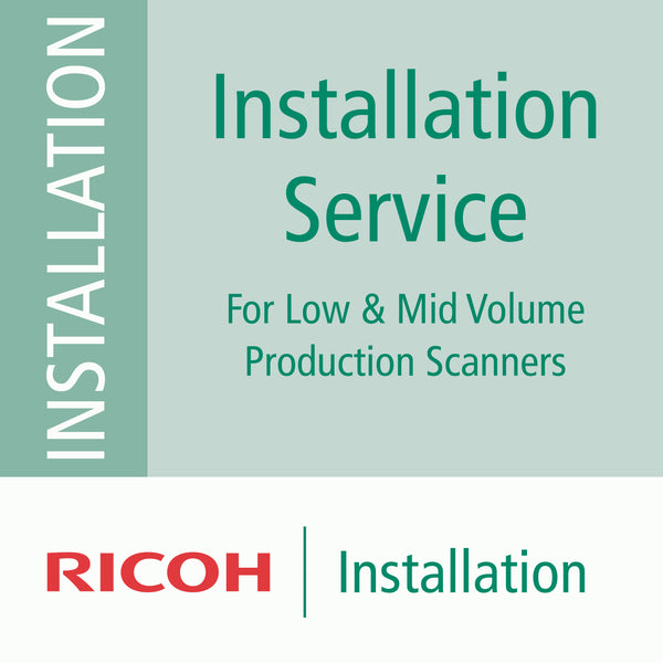 Ricoh Installation Service: for 1 Scanner