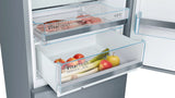 Bosch Serie 6 KGE49AICA køle-/fryseskab Fritstående 419 L Rustfrit stål