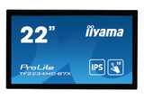 iiyama ProLite TF2234MC-B7X computerskærm 54,6 cm (21.5") 1920 x 1080 pixel Fuld HD LED Berøringsskærm Multibruger Sort