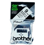 Brother M-K221B etiketbånd Sort på hvid