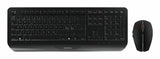 CHERRY JD-7000PN-2 tastatur Mus inkluderet Hjemme/kontor RF trådløst QWERTY Nordisk Sort