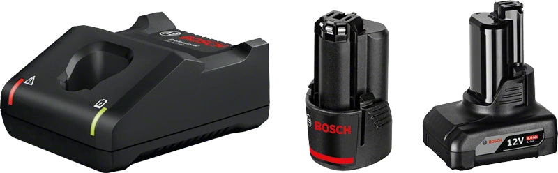 Bosch 1 x GBA 12V 2.0Ah + 1 x GBA 12V 4.0Ah + GAL 12V-40 Professional batterioplader Husholdningsbatteri Vekselstrøm