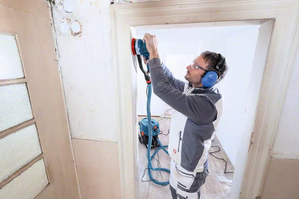 Bosch GET 75-150 Professional Excentersliber 7300 rpm 14600 OPM Sort, Blå 750 W