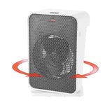 Unold 86450 varmeapparat Indendørs Grå, Hvid 2000 W Blæser med elektrisk områdevarmer