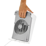 Unold 86450 varmeapparat Indendørs Grå, Hvid 2000 W Blæser med elektrisk områdevarmer