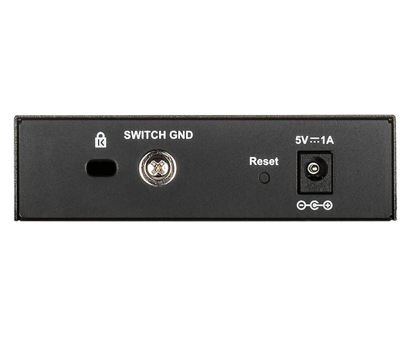 D-Link DGS-1100-05V2/E netværksswitch Administreret L2 Gigabit Ethernet (10/100/1000) Sort