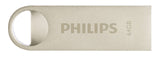 Philips Moon Edition 2.0 USB-nøgle 64 GB USB Type-A Sølv
