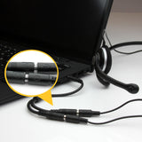 StarTech.com MUYHSMFF lyd-deler Sort