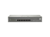 LevelOne GEP-0821 netværksswitch Gigabit Ethernet (10/100/1000) Strøm over Ethernet (PoE) Grå
