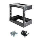 StarTech.com RK812WALLOA stativ 8U Vægmonteret stativ Sort