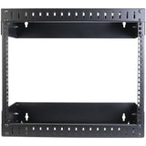 StarTech.com RK812WALLOA stativ 8U Vægmonteret stativ Sort