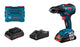 Bosch GSR 18V-55 Professional - Bohrer/Schrauber - schnurlos 1800 rpm Sort, Blå