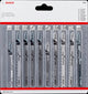 Bosch 2 607 011 172 stiksav, rullesav & sabelsavklinge Stiksavklinger 10 stk