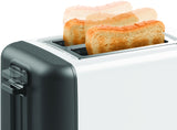 Bosch TAT3P421DE brødrister 2 skive(r) 970 W Sort, Hvid