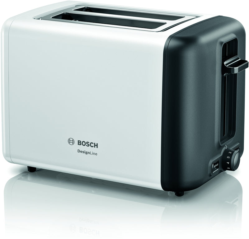 Bosch TAT3P421DE brødrister 2 skive(r) 970 W Sort, Hvid