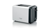 Bosch TAT3P421DE brødrister 2 skive(r) 970 W Sort, Hvid
