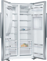Siemens iQ500 KA93GAIEP side-by-side køle-fryseskab Fritstående 560 L Rustfrit stål