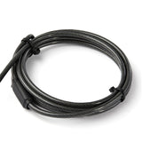 StarTech.com LTULOCKKEY kabellås Sort, Rustfrit stål 2 m