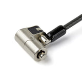 StarTech.com LTULOCKKEY kabellås Sort, Rustfrit stål 2 m