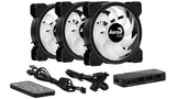 Aerocool Saturn 12F ARGB Pro Computerkabinet Ventilator 12 cm Sort