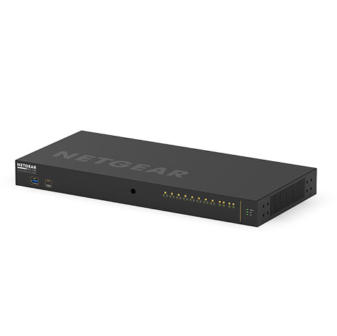 NETGEAR M4250-10G2XF-PoE+ Administreret L2/L3 Gigabit Ethernet (10/100/1000) Strøm over Ethernet (PoE) 1U Sort