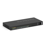 NETGEAR M4250-10G2XF-PoE+ Administreret L2/L3 Gigabit Ethernet (10/100/1000) Strøm over Ethernet (PoE) 1U Sort