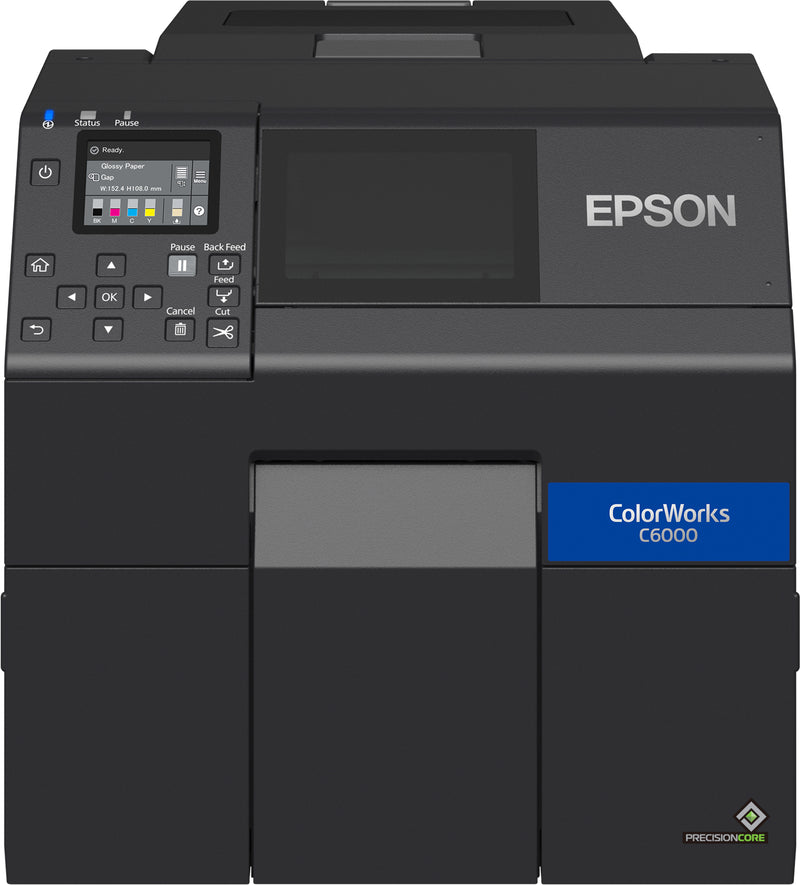 Epson ColorWorks CW-C6000Ae etiketprinter Inkjet Farve 1200 x 1200 dpi 85 mm/sek. Ledningsført Ethernet LAN