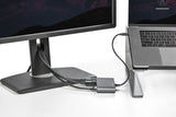 StarTech.com TB3DKM2DPL dockingstation Ledningsført Thunderbolt 3 Grå