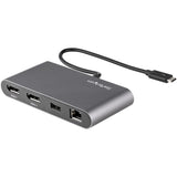 StarTech.com TB3DKM2DPL dockingstation Ledningsført Thunderbolt 3 Grå