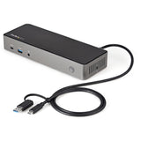 StarTech.com DK31C3HDPDUE dockingstation Ledningsført USB 3.2 Gen 2 (3.1 Gen 2) Type-C Sort, Grå