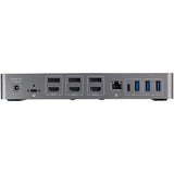 StarTech.com DK31C3HDPDUE dockingstation Ledningsført USB 3.2 Gen 2 (3.1 Gen 2) Type-C Sort, Grå