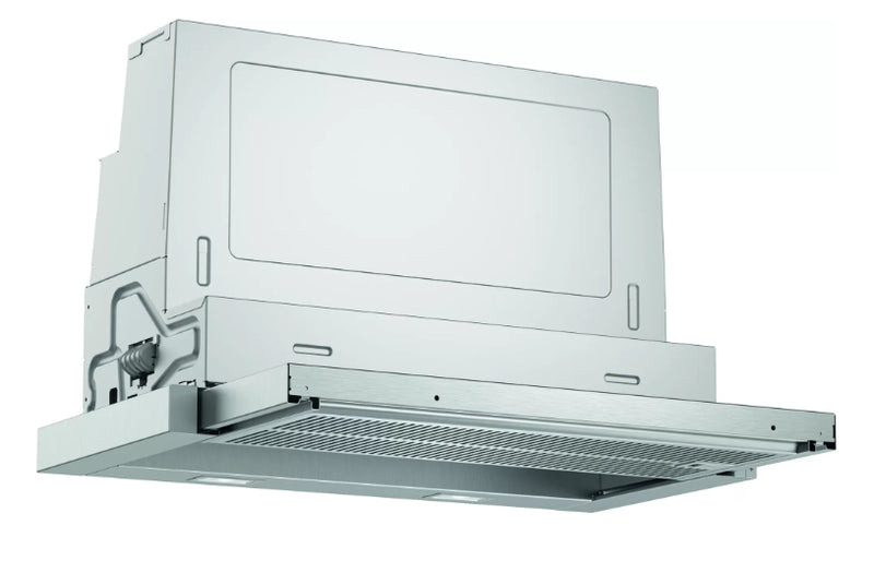 Bosch Serie 4 DFR067A52 emhætte Semi indbygget (træk ud) Sølv 399 m³/t