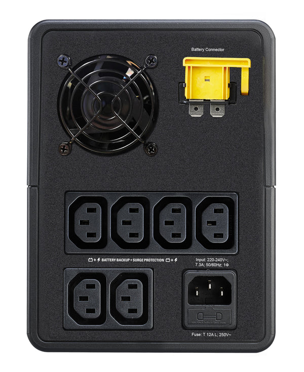 APC Easy UPS UPS-enhed Interaktivt indgangsstik 1,6 kVA 900 W 6 AC stikkontakt(er)